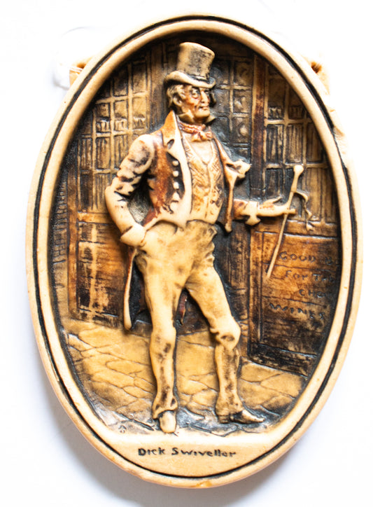 Osborne Ivorex Wall Plaque 'Dick Swiveller'