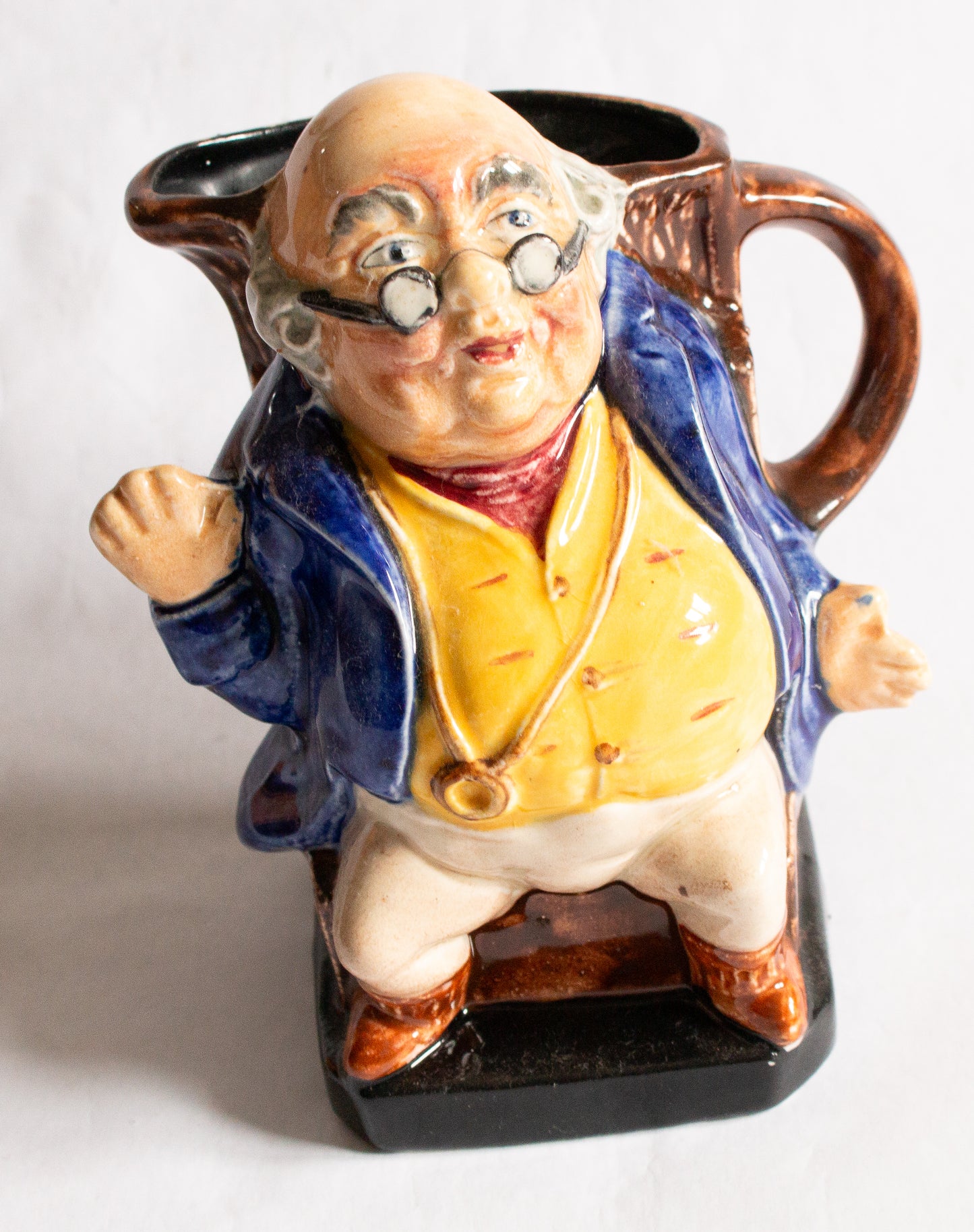 Vintage Burleigh Ware Charles Dickens 'Mr. Pickwick' Toby Jug