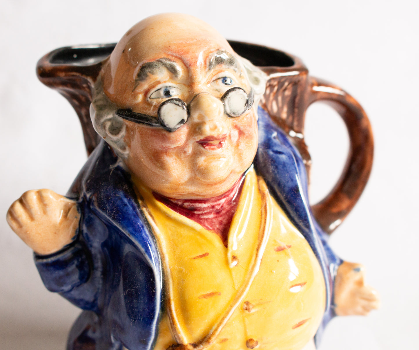 Vintage Burleigh Ware Charles Dickens 'Mr. Pickwick' Toby Jug