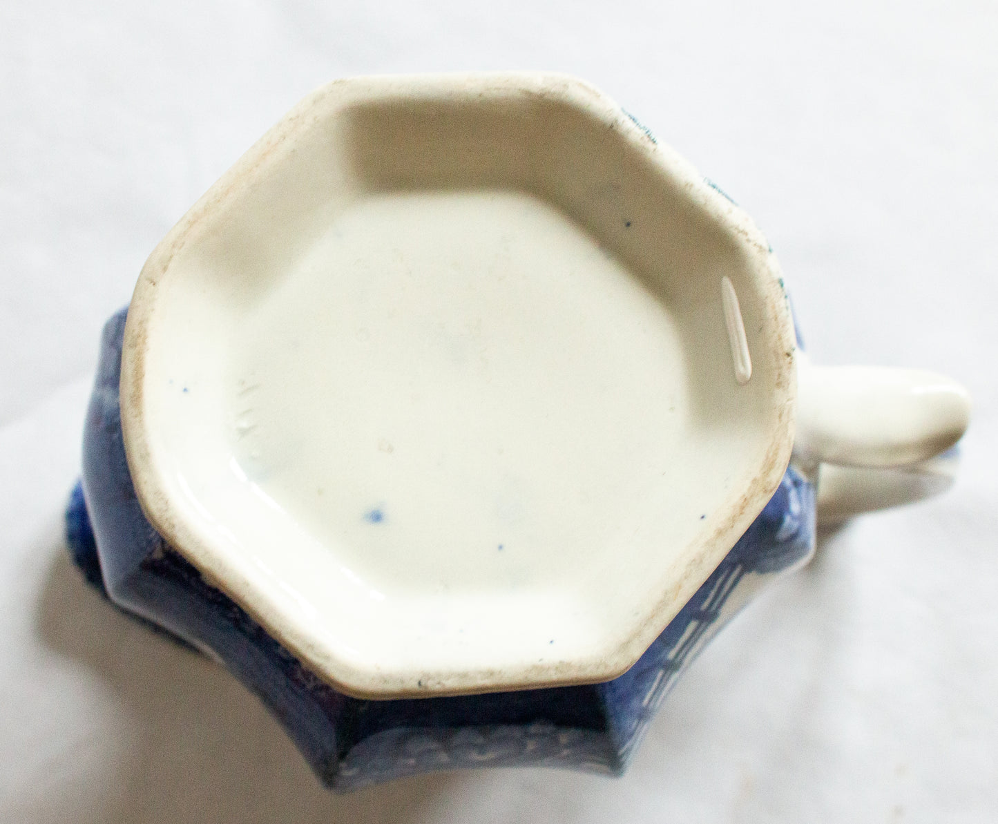 Blue and White Transferware Jug