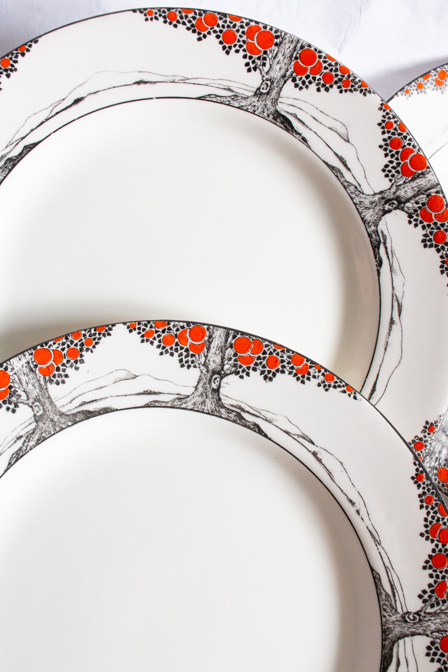 Crown Ducal 'Orange Tree' 8" Plates (6)