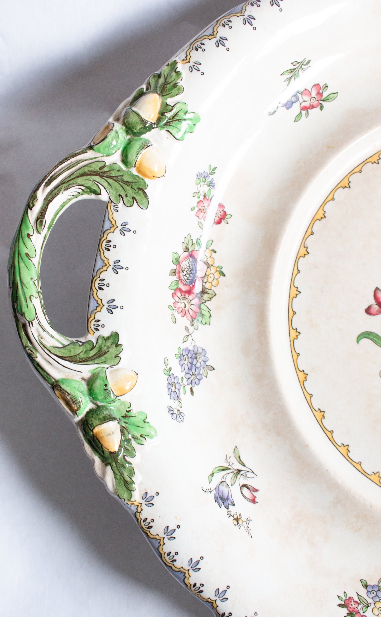 Copeland Late Spode Manufactured for Harrods 'Peplow' Large Serving Plate with Moulded Handles