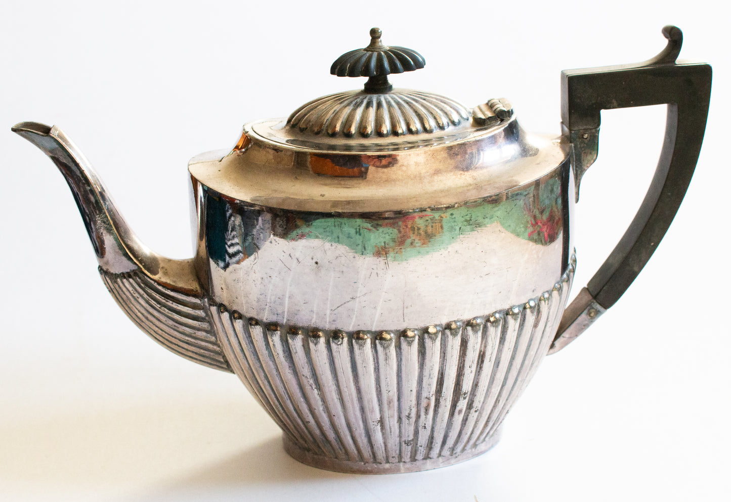 Antique Silver Plate Teapot 2 pts