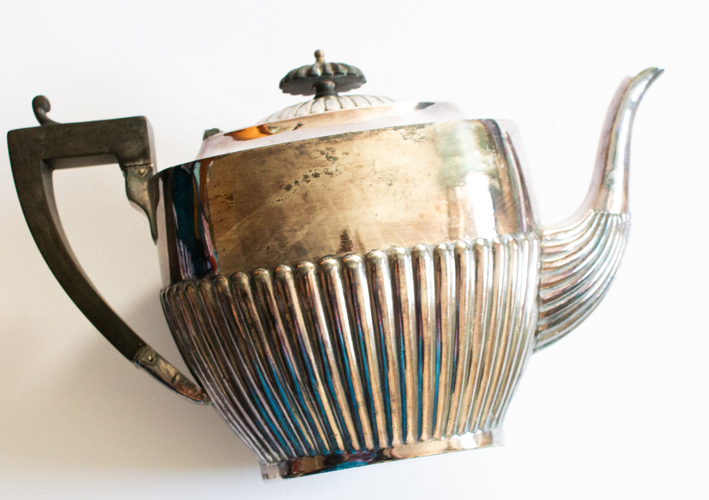 Antique Silver Plate Teapot 2 pts