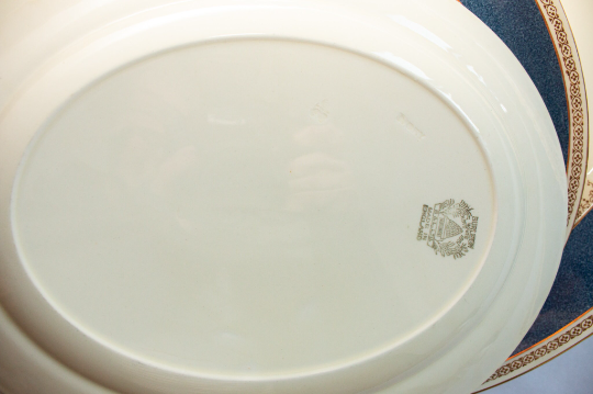 Burleigh Ware 'Ivory' Graduated Oval Serving Plates (3)