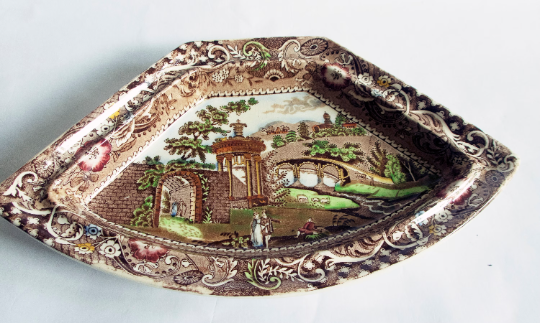 Midwinter 'Landscape' Transferware Serving Dish