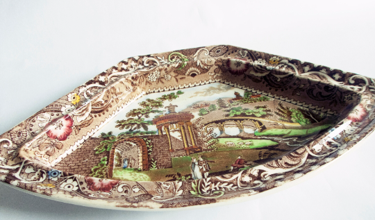 Midwinter 'Landscape' Transferware Serving Dish