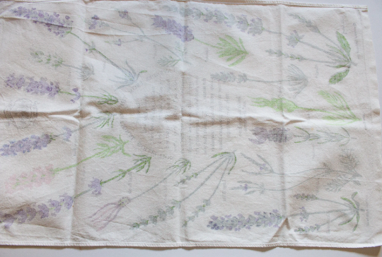 Vintage Norfolk Lavender Tea Towel