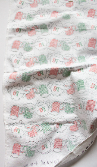 Vintage 'PG Tips' Advertising Tea Towel