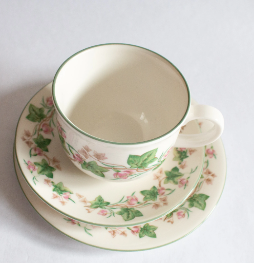 Royal Doulton Expressions 'Tiverton' Pattern Teacup Trio