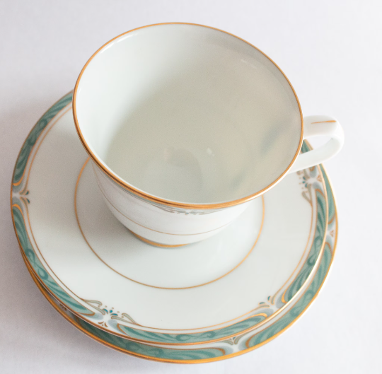 Noritake 'Glenabbey' Pattern Teacup Trio