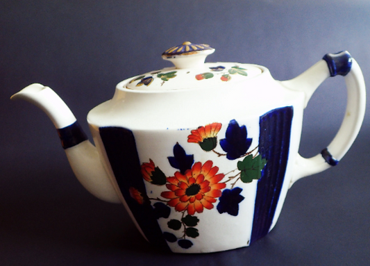 Antique Samuel Hancock & Sons Imari Style Teapot