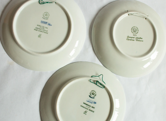 Royal Copenhagen Christmas Plates (1976, 1977, 1973) (3)